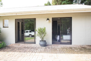 Entrance to Sugar Bird and Blue Cranes Rooms